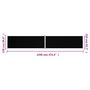Voir la diapositive 6 : VIDAXL Auvent lateral retractable Noir 220x1200 cm