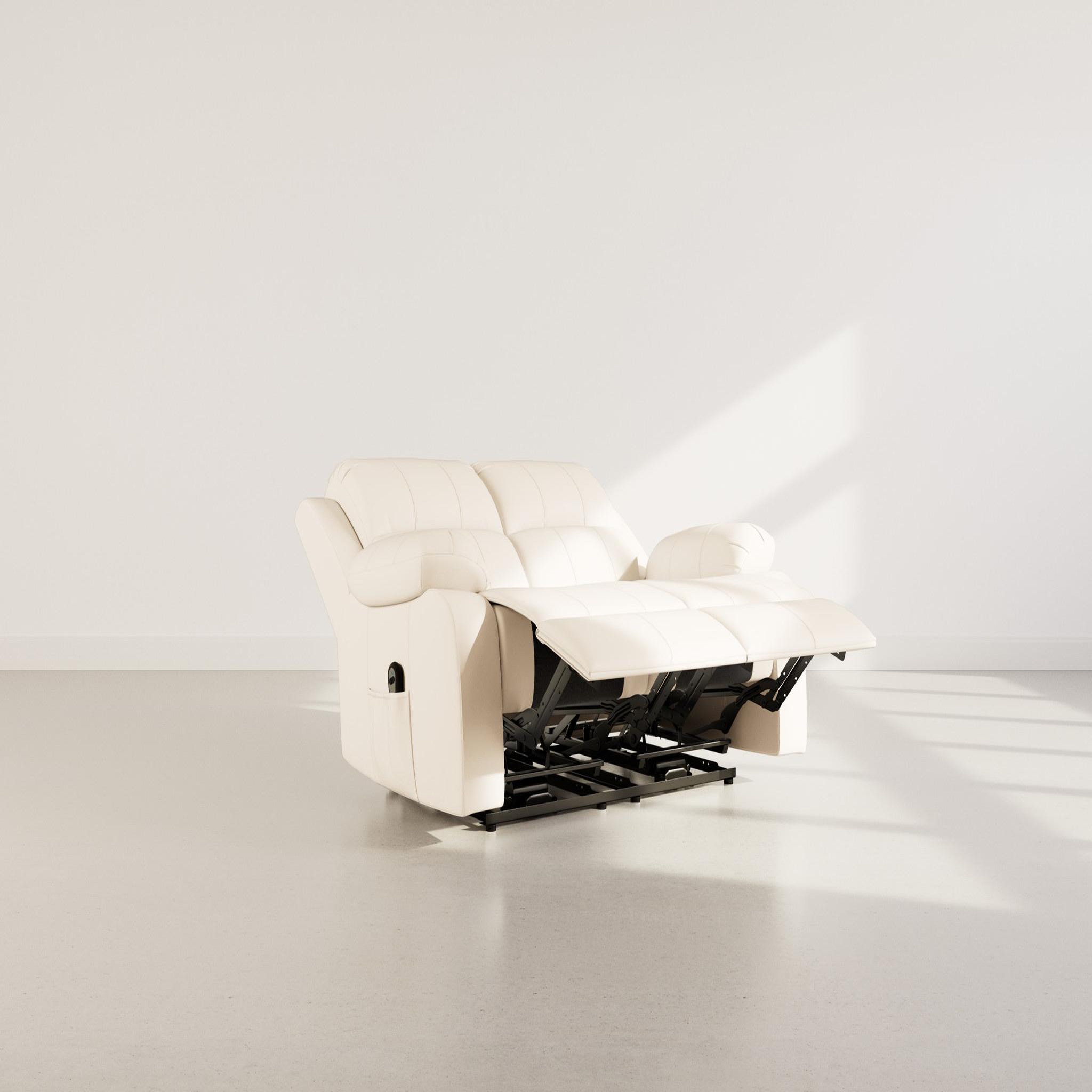 Voir la diapositive 3 : BEST MOBILIER Armand - canapé 2 places relax électrique en simili