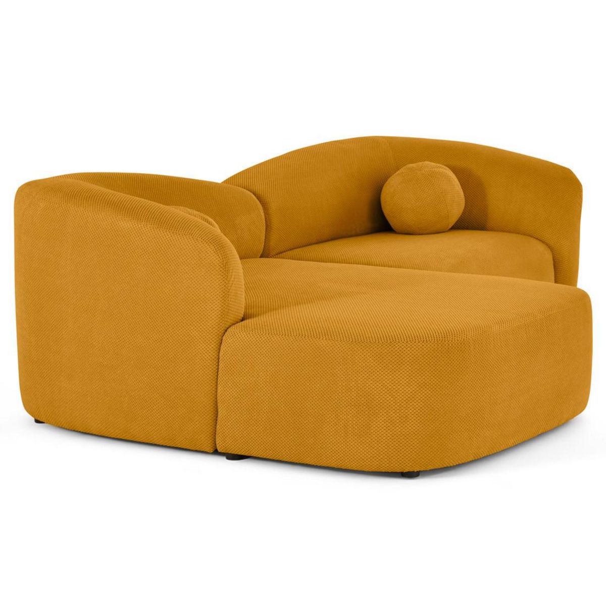 LISA DESIGN Charles - canapé d'angle gauche 4 places en velours texturé