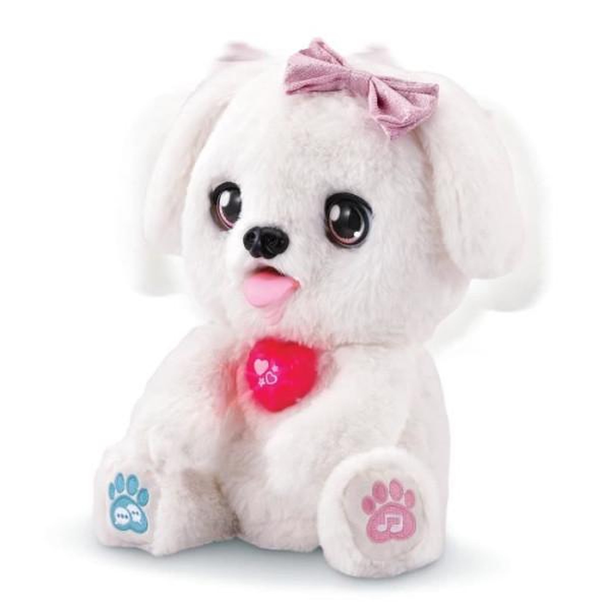 Voir la diapositive 3 : VTECH Vtech kisskiss - mon toutou bisous blanc