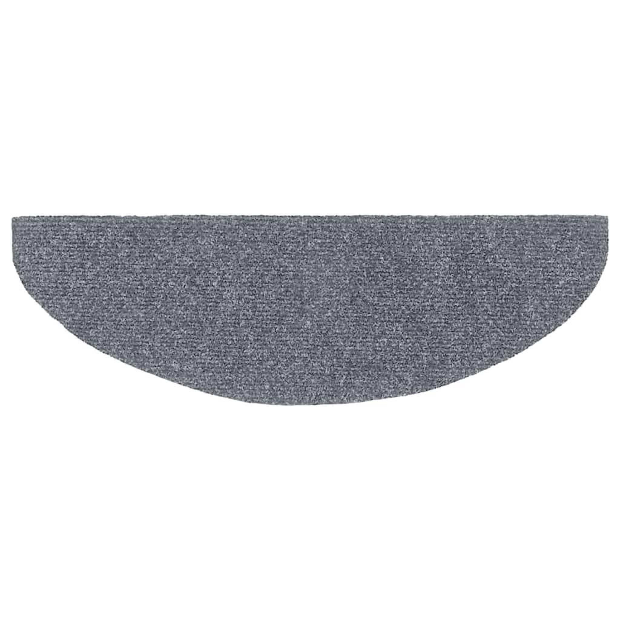 Voir la diapositive 5 : VIDAXL Tapis d'escalier auto-adhesif 15 pcs 65 x 21 x 4 cm Gris clair