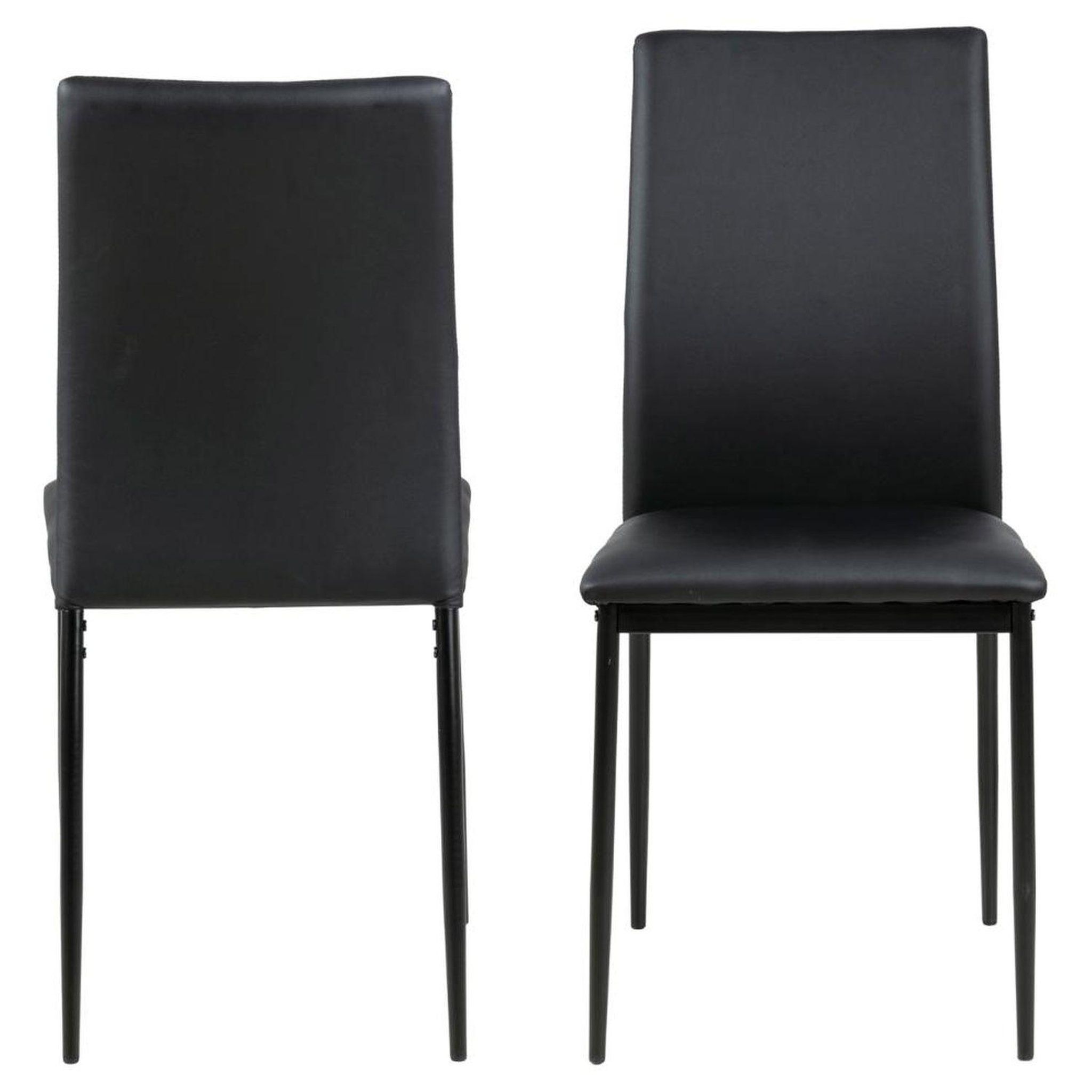 Voir la diapositive 3 : TOILINUX Lot de 4 chaises de salle à manger midena