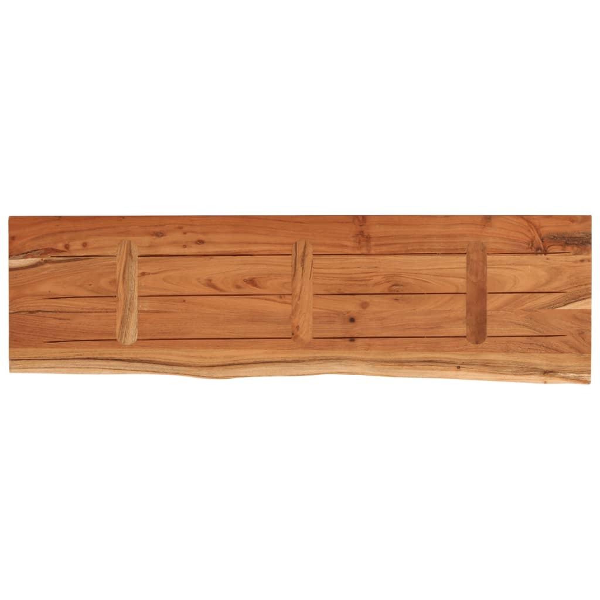Voir la diapositive 5 : VIDAXL Dessus de table 140x40x2,5 cm rectangulaire bois massif acacia