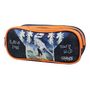 Voir la diapositive 2 : Bagtrotter BAGTROTTER Trousse scolaire 2 compartiments Vorax Dinosaure Bleue