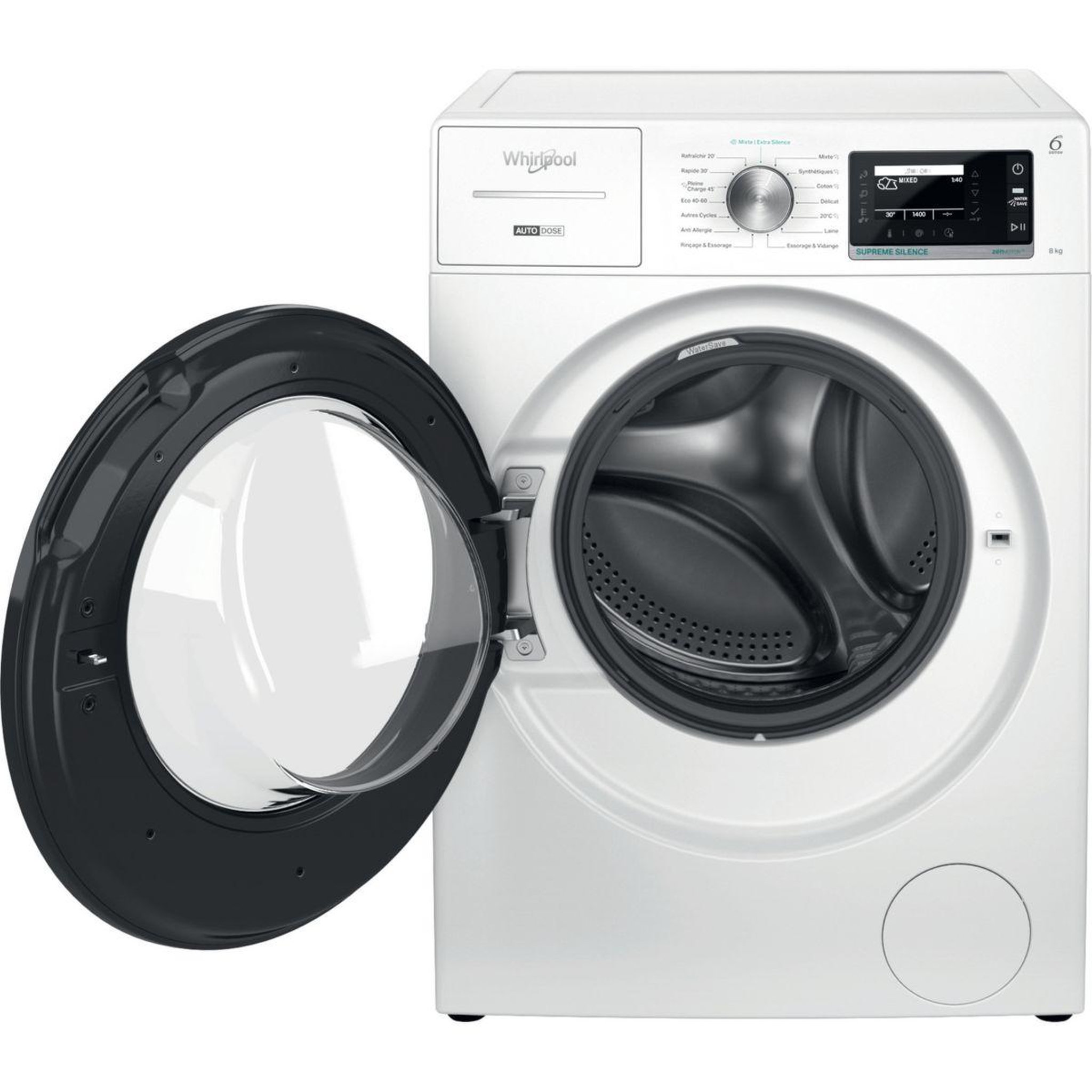 Voir la diapositive 3 : Whirlpool Lave linge hublot w8x89adsilencefr