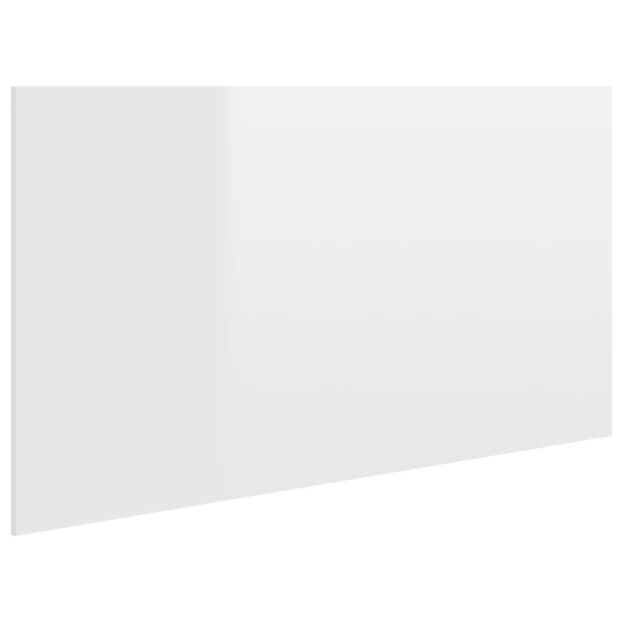 Voir la diapositive 2 : VIDAXL Tete de lit Blanc brillant 160x1,5x80 cm Bois d'ingenierie