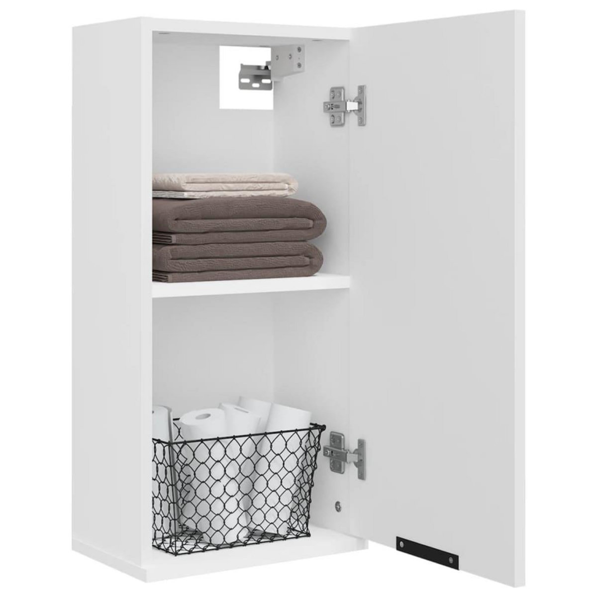 VIDAXL Armoire de salle de bain murale Blanc 32x20x67 cm