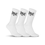 EVERLAST Lot de 3 Paires de Chaussettes Tennis homme. Coloris disponibles : Blanc