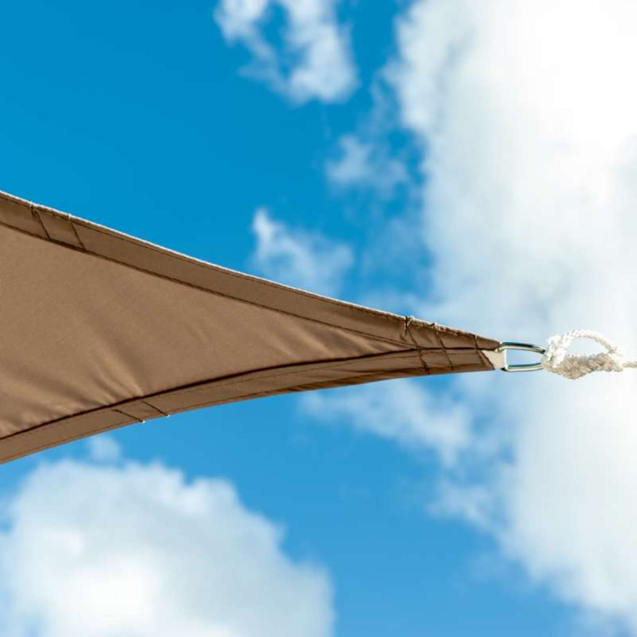 Voir la diapositive 3 :  Voile d'ombrage  taupe Werkapro 3 x 4 m
