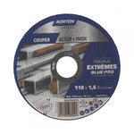 Norton Lot de 4+1 disques 115x1,6 acier/inox extreme