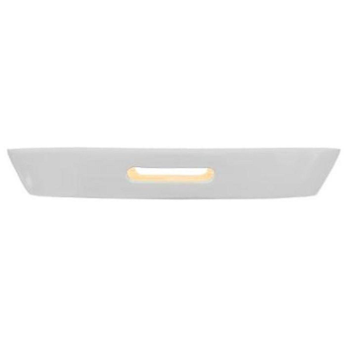 FIVE Plateau en Bambou Laqué Rond  Bicolore  42cm Blanc
