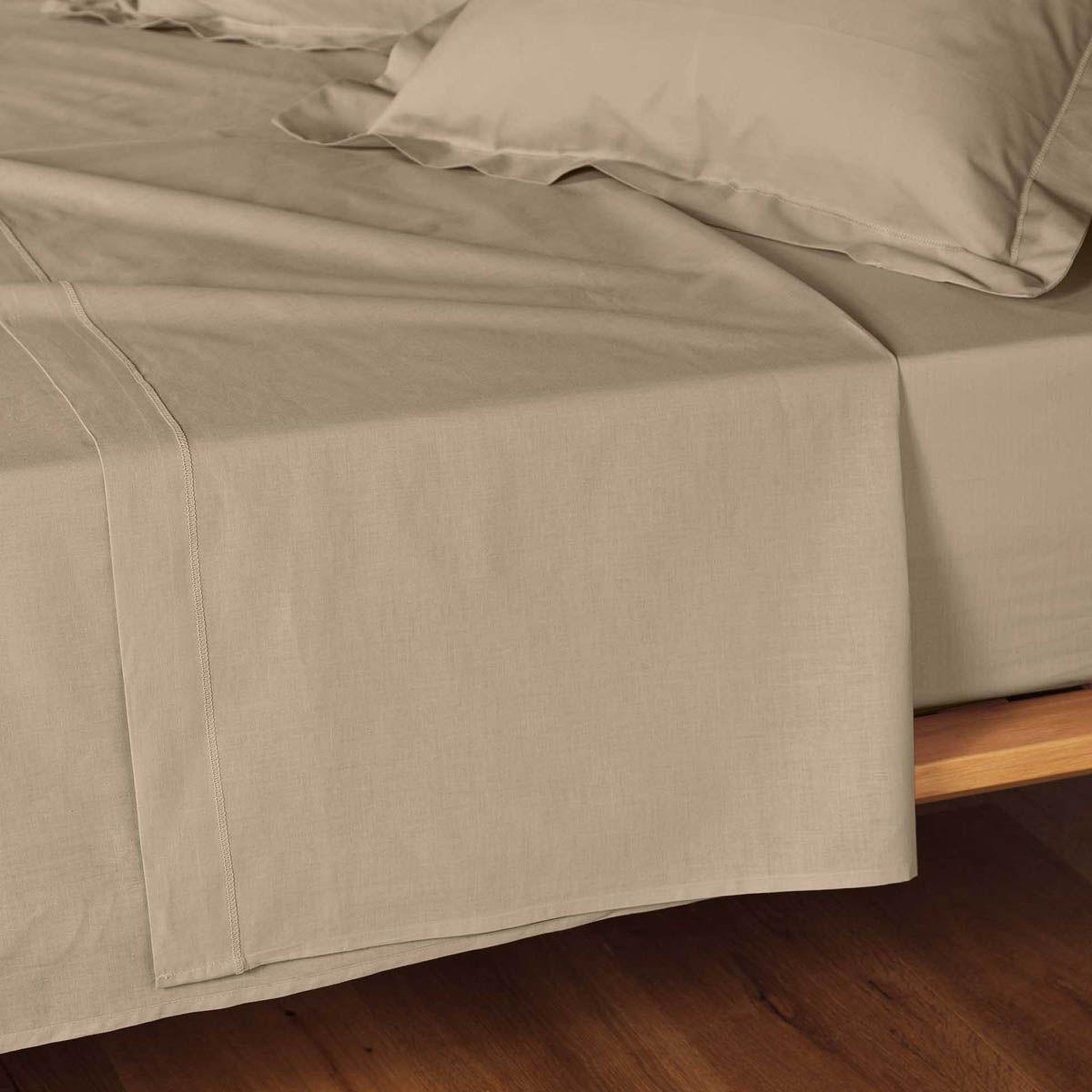 Douceur d'Intérieur Drap Plat  Lina  240x300cm Sable