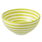 Paris Prix Saladier en Céramique  Granada Rayure  28cm Vert