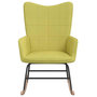 Voir la diapositive 2 : VIDAXL Chaise a bascule Vert Tissu