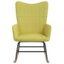 Voir la diapositive 2 : VIDAXL Chaise a bascule Vert Tissu