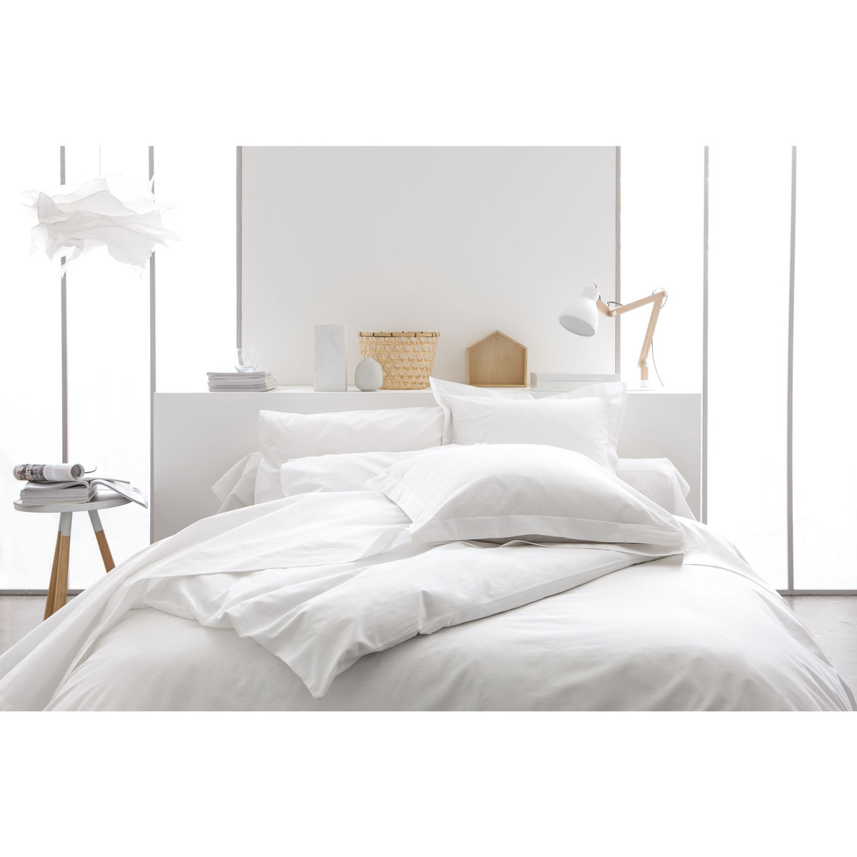 TODAY Drap housse uni coton 57 fils