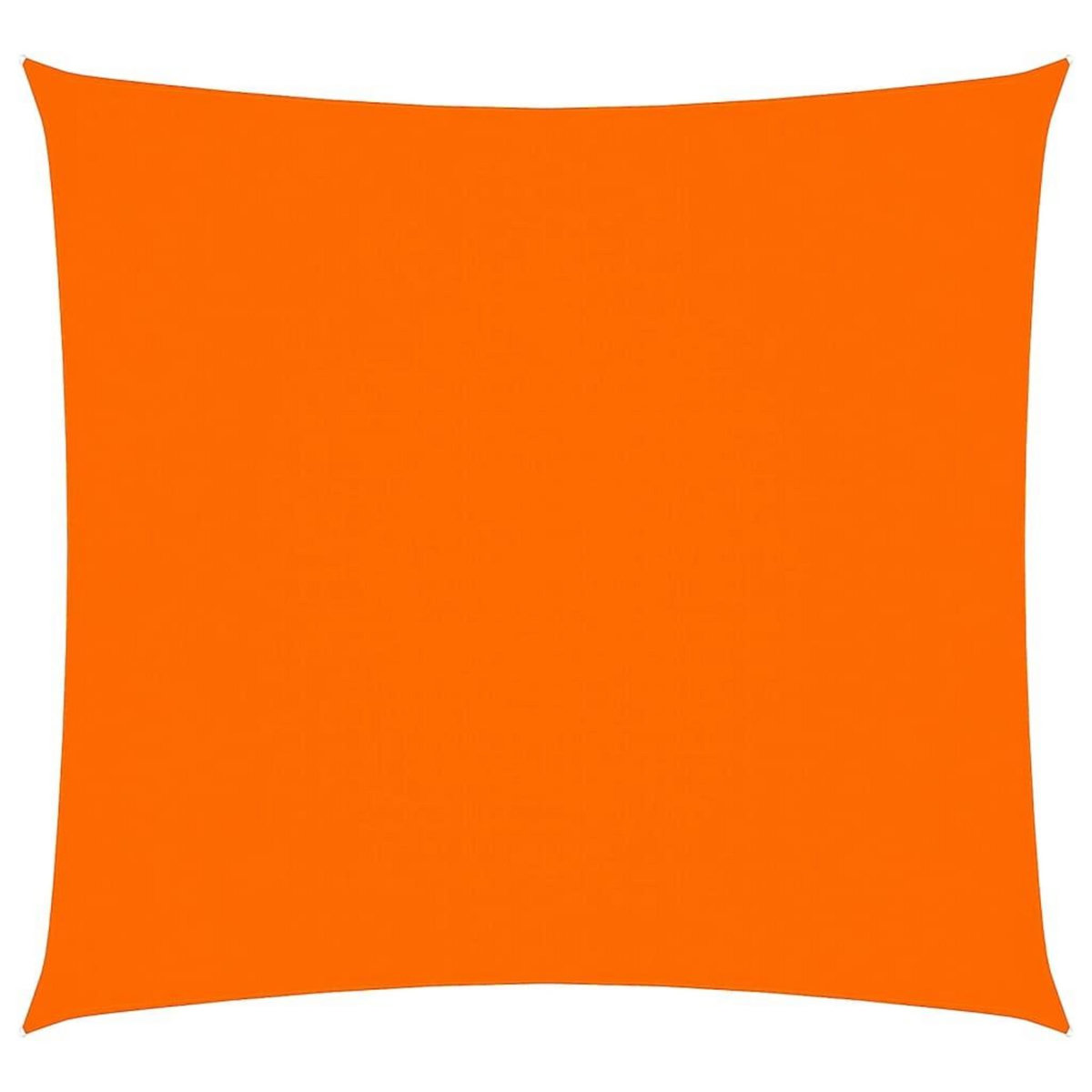 VIDAXL Voile de parasol tissu oxford carre 3,6x3,6 m orange