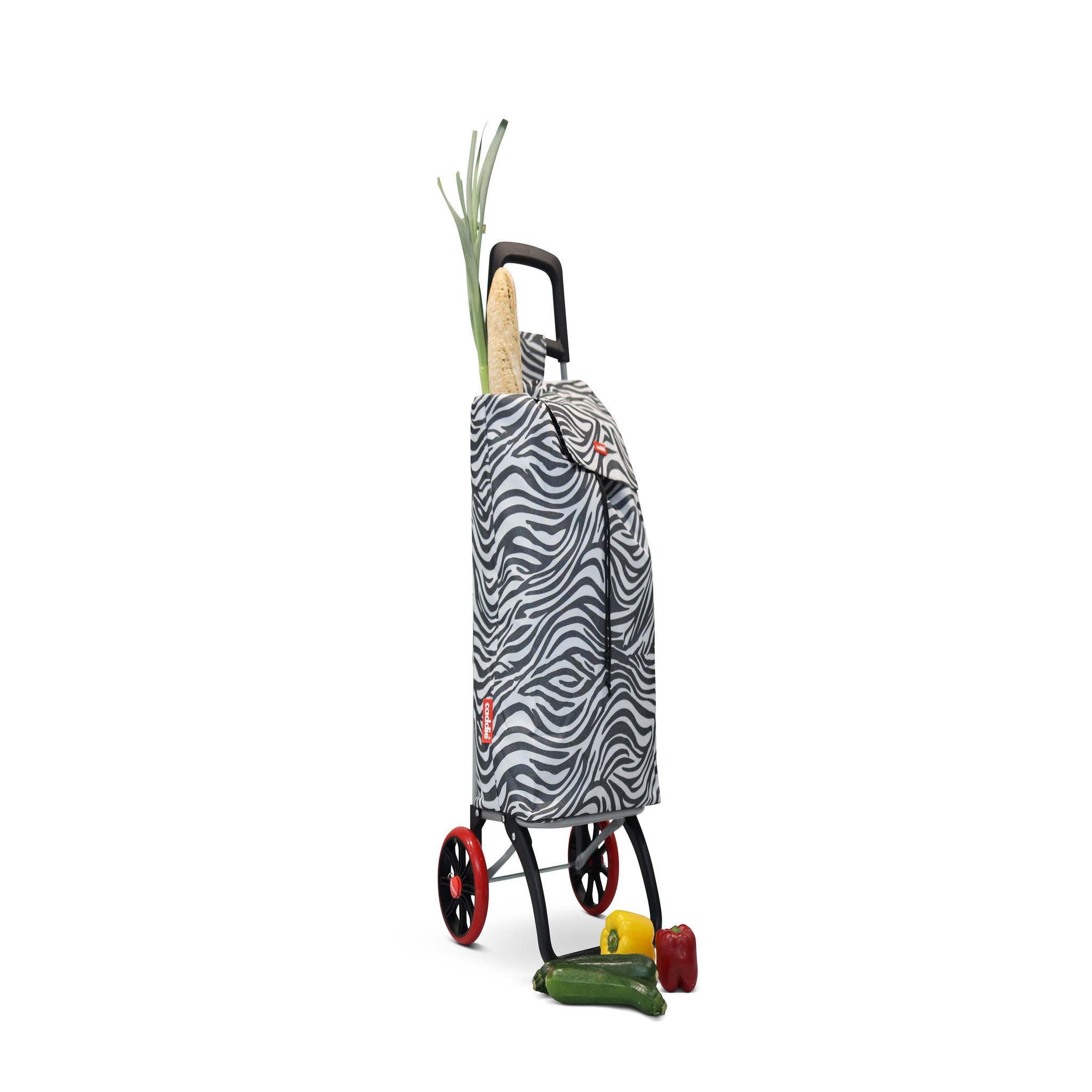 Voir la diapositive 2 : Caddie Chariot de courses à motif 50L 2 roues modèle - CAD016