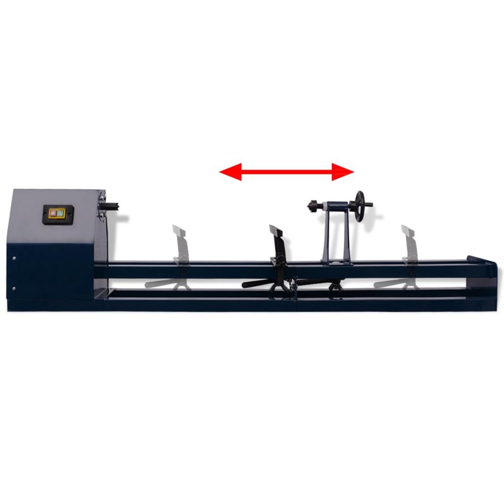Voir la diapositive 2 : VIDAXL Tour a bois 1000 mm 400 W