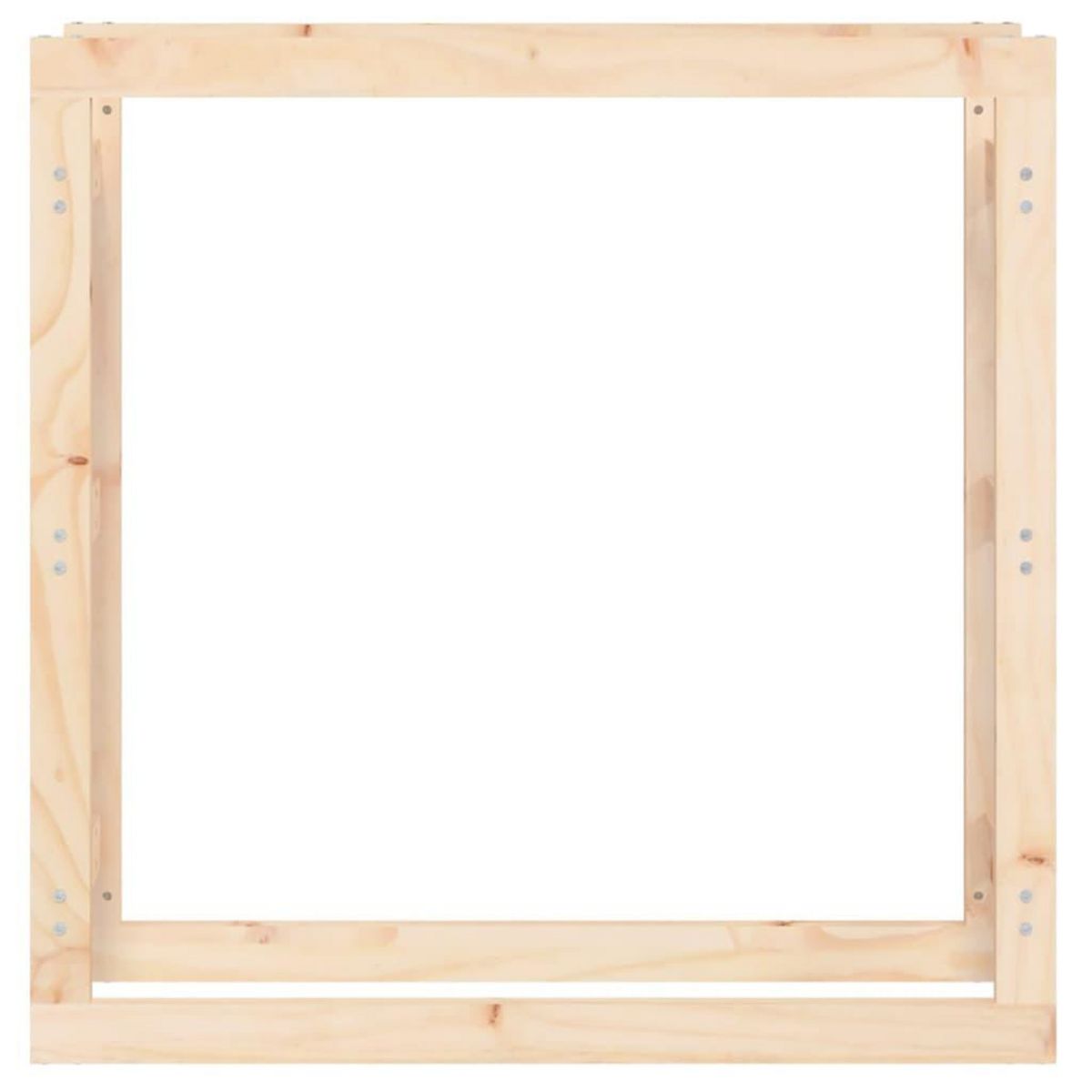 VIDAXL Support pour bois de chauffage 100x25x100 cm Bois de pin