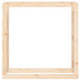 Voir la diapositive 5 : VIDAXL Support pour bois de chauffage 100x25x100 cm Bois de pin