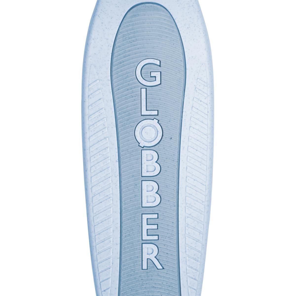 Globber Junior Foldable Ecologic Lights (White Leds) ( Finition Paille De Blé ) Bleu Cassis