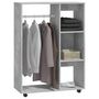 Voir la diapositive 4 : VIDAXL Garde-robe Gris beton 80x40x110 cm Bois d'ingenierie