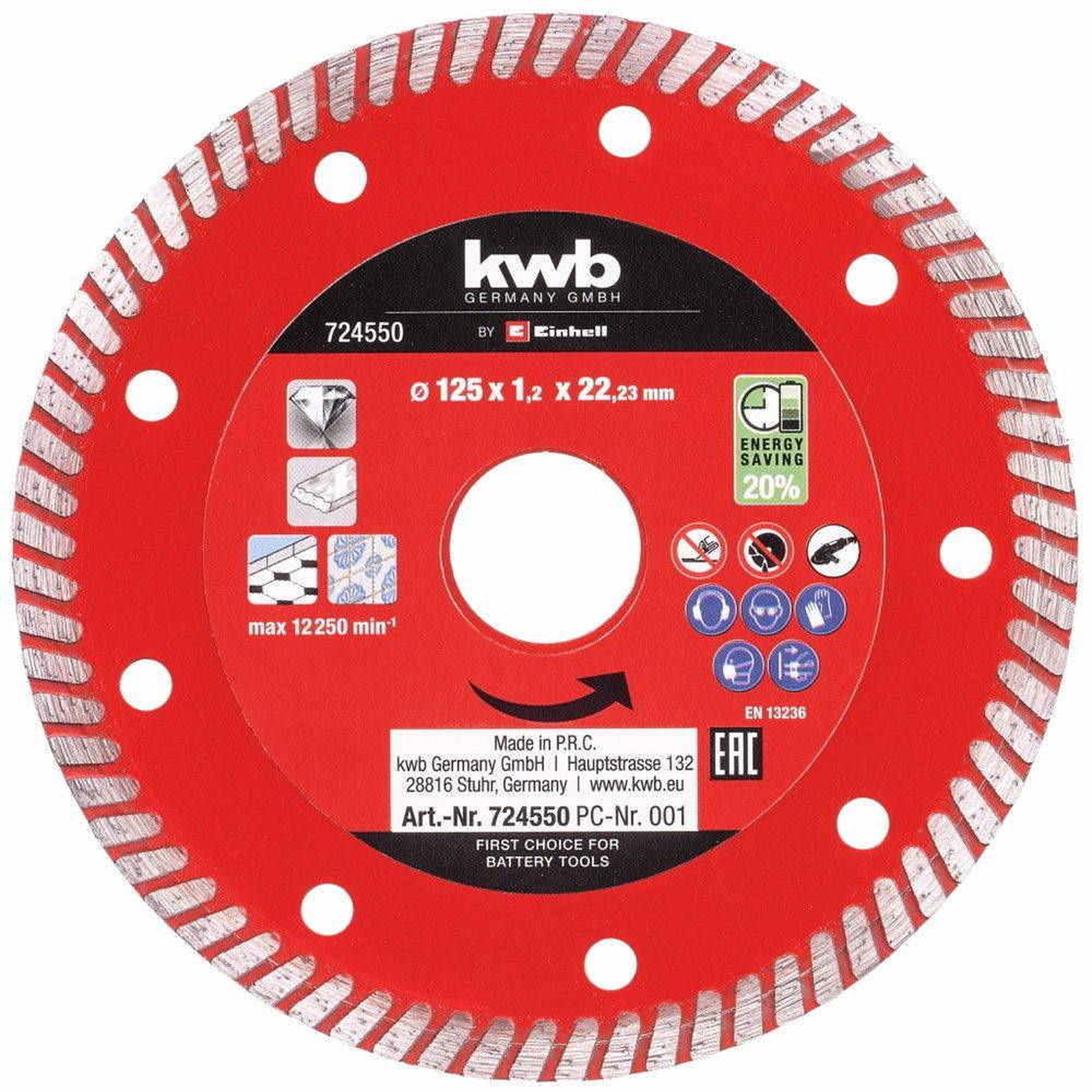KWB Disque diamant 125mm
