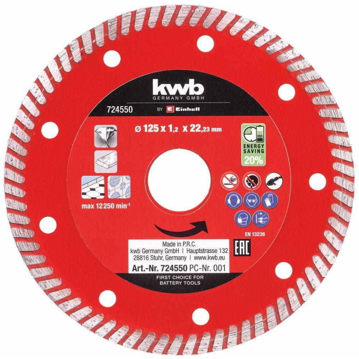 KWB Disque diamant 125mm
