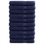 Voir la diapositive 1 : VIDAXL Serviettes de sauna de qualité supérieure SOLUND 10pcs 600 g m²