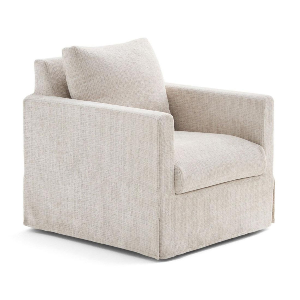 LISA DESIGN Serena - fauteuil déhoussable en velours texturé