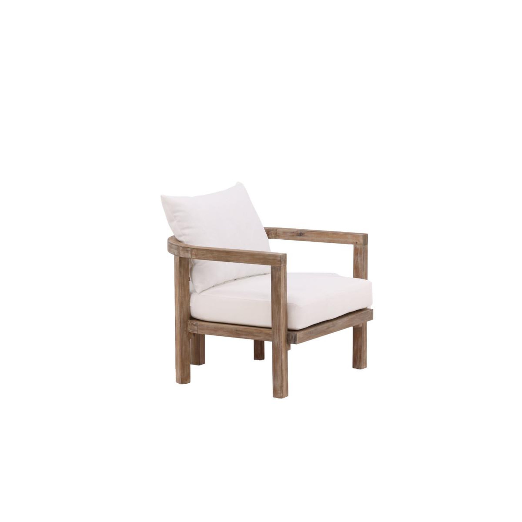 Voir la diapositive 3 : Paris Prix Fauteuil de jardin en bois  erica  70cm marron