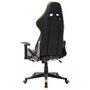 Voir la diapositive 4 : VIDAXL Chaise de jeu avec repose-pied Noir et orange Cuir artificiel