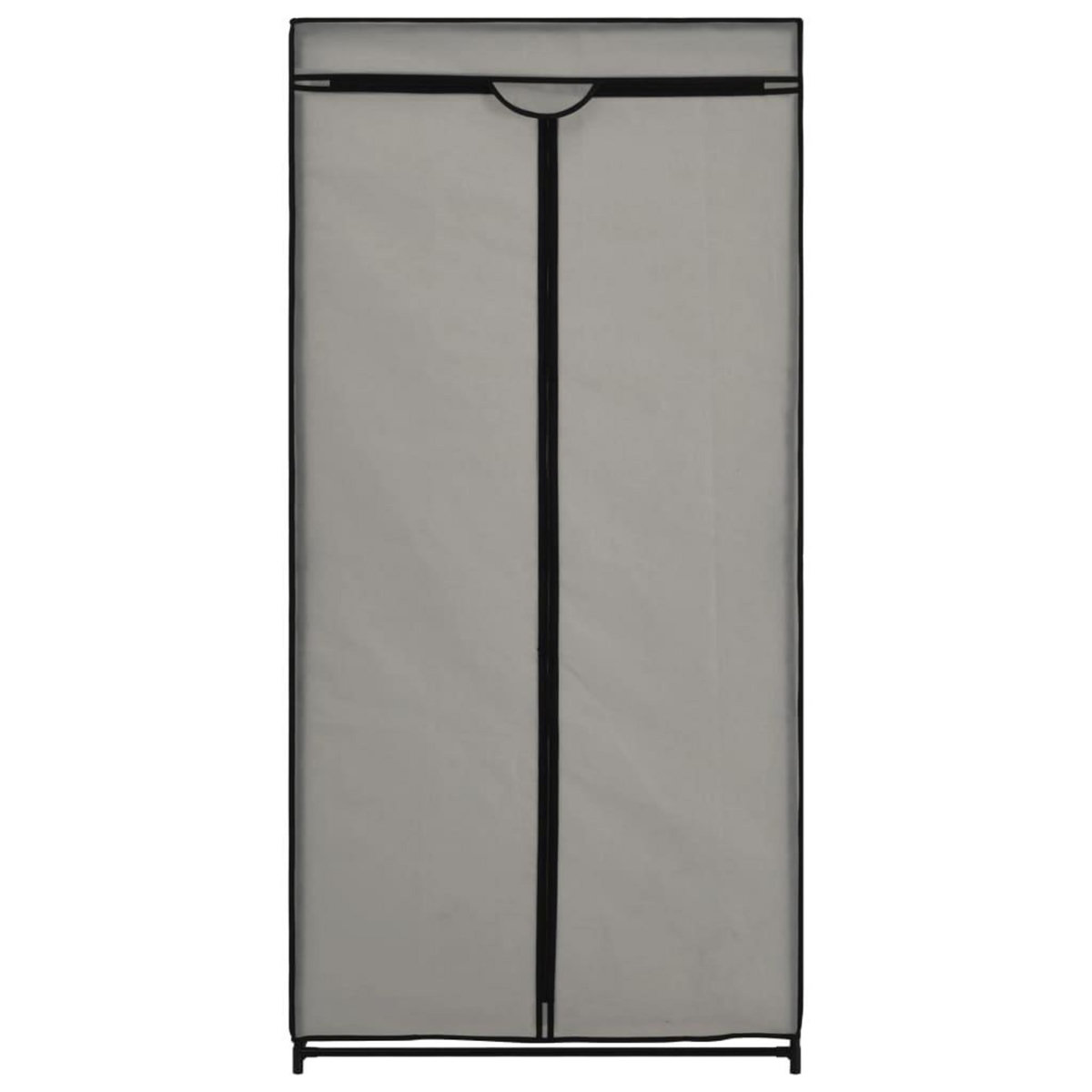 VIDAXL Garde-robe Gris 75x50x160 cm