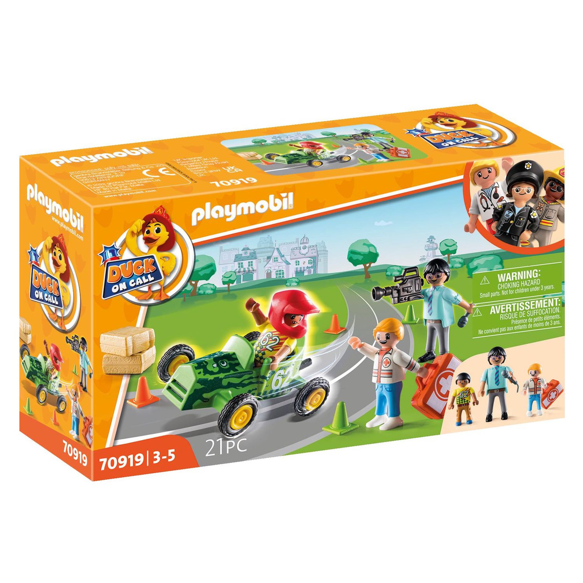 PLAYMOBIL Duck on call 70914 Secouriste et pilote