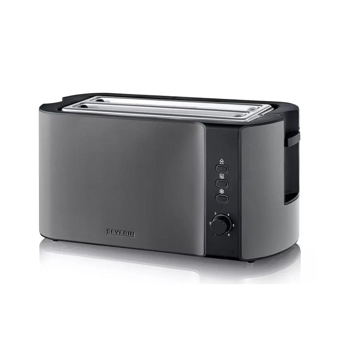 SEVERIN Grille-pains 2 fentes 1400w dark inox - AT9341