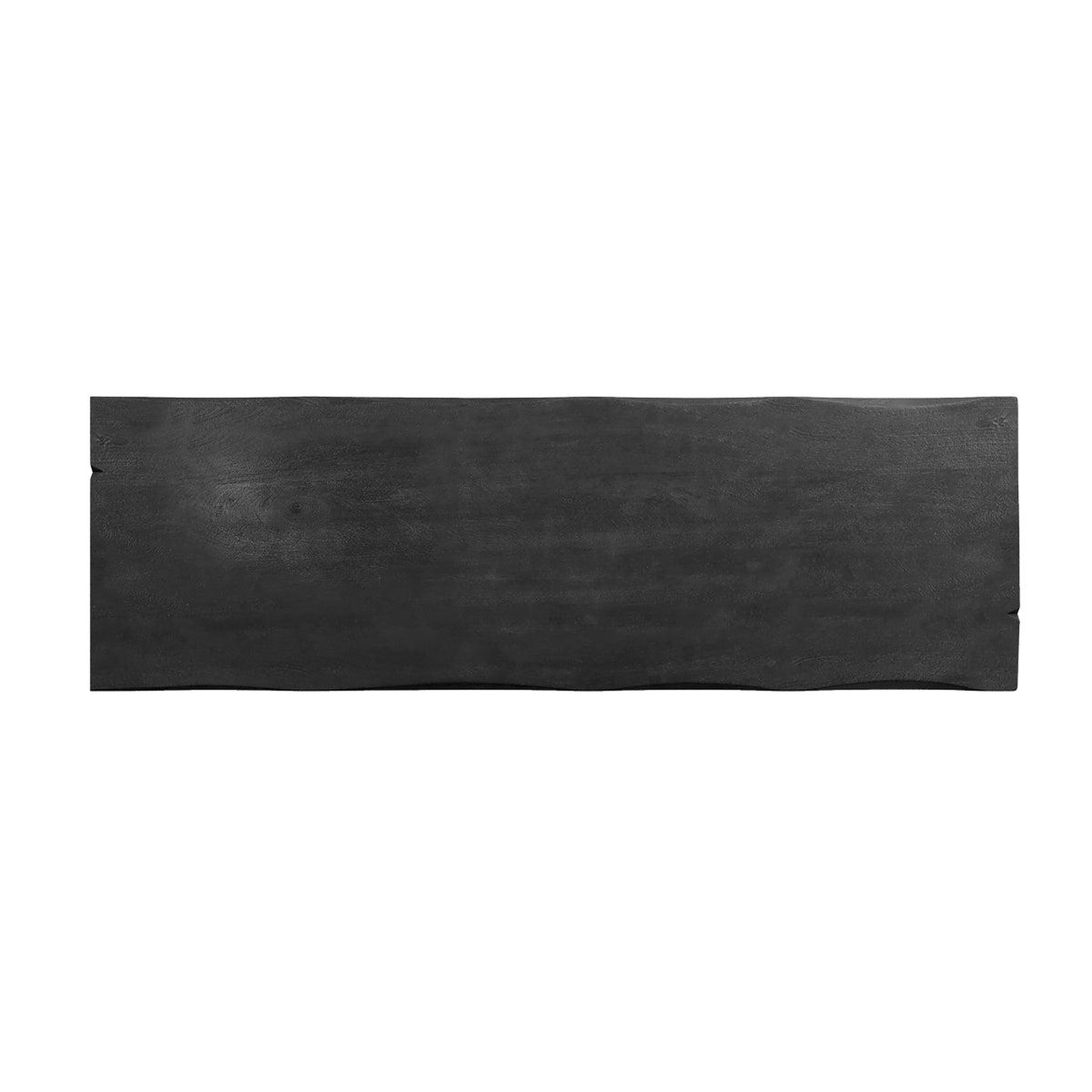 Voir la diapositive 5 : MAISON PAVANE Banc noir en bois de manguier 110 cm-toxis