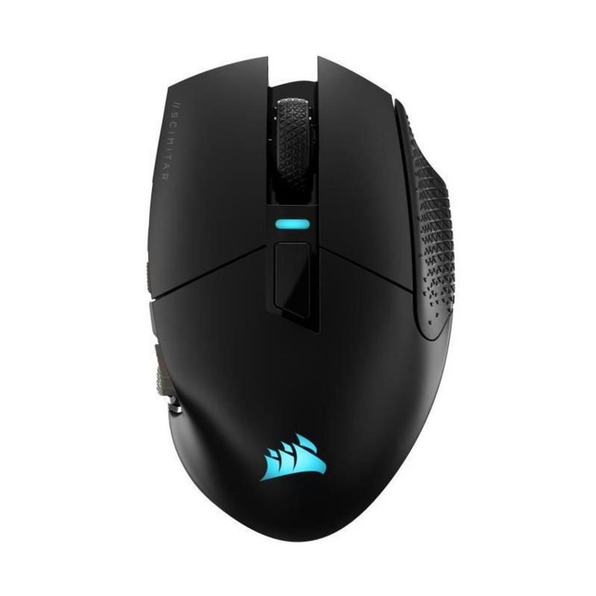Corsair Souris Gaming - Sans fil - CORSAIR - SCIMITAR ELITE RGB Wireless - 16 boutons programmables - Autonomie 150h - Noir (CH-9314311-