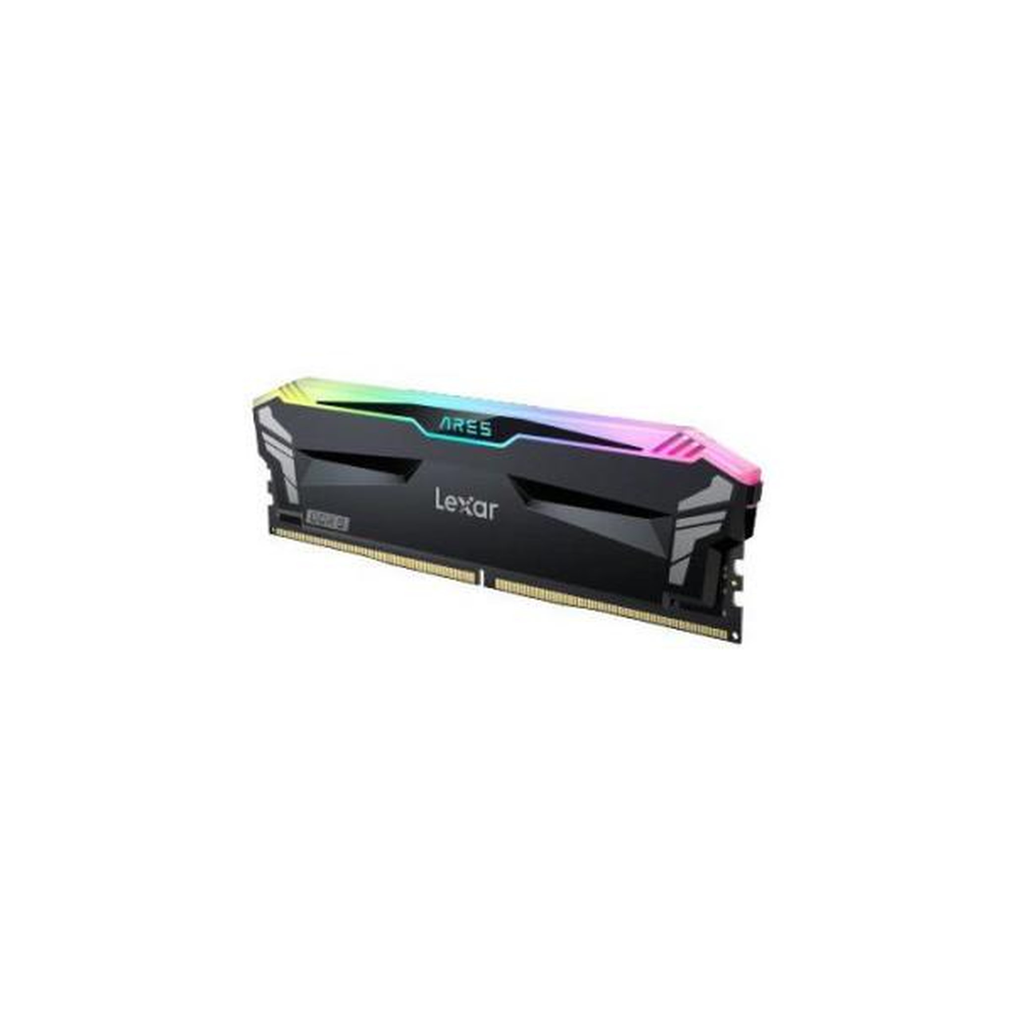 Voir la diapositive 3 : Lexar Barrette Mémoire - LEXAR Ares - DDR5 6800 - CL34 1.4 V - 32 Go (2x 16 Go) - Dissipateur thermique + RGB - Noir