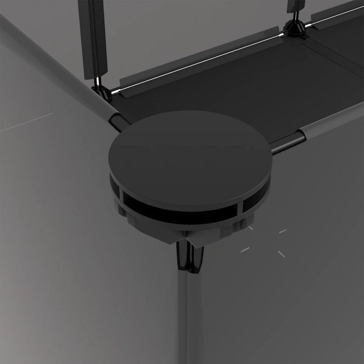 VIDAXL Cage pour petits animaux Noir 144x74x46,5 cm PP et Acier