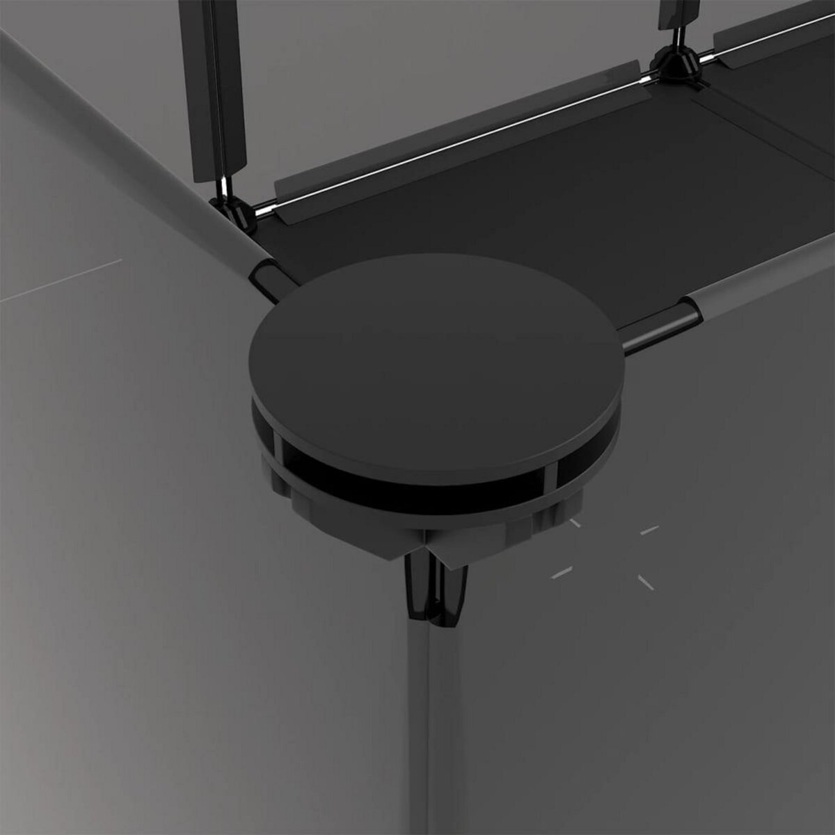 VIDAXL Cage pour petits animaux Noir 144x74x46,5 cm PP et Acier