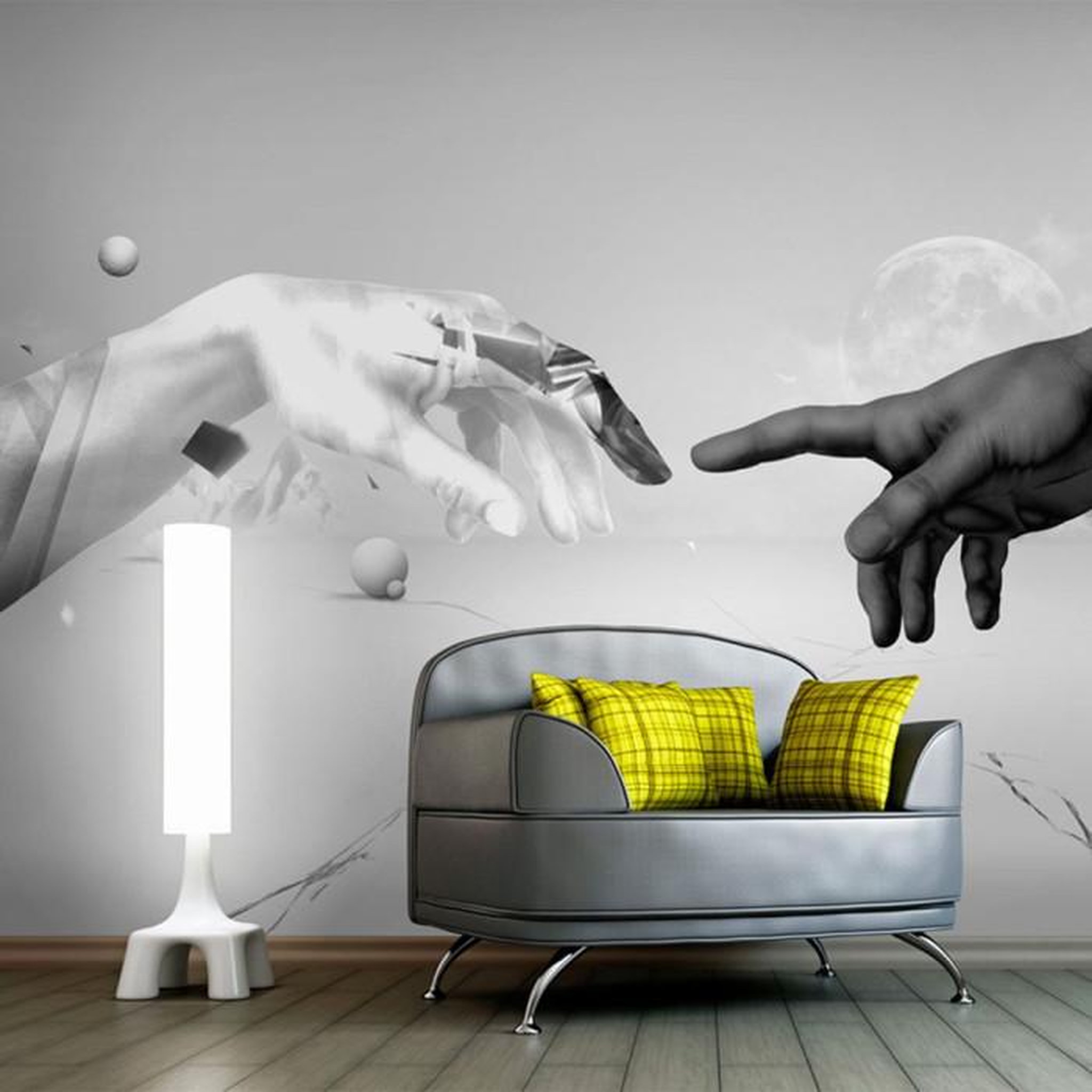 Paris Prix Papier Peint  Intergalactic Touch. Coloris disponibles : Multicolore