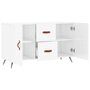 Voir la diapositive 5 : VIDAXL Buffet blanc brillant 100x36x60 cm bois d'ingenierie