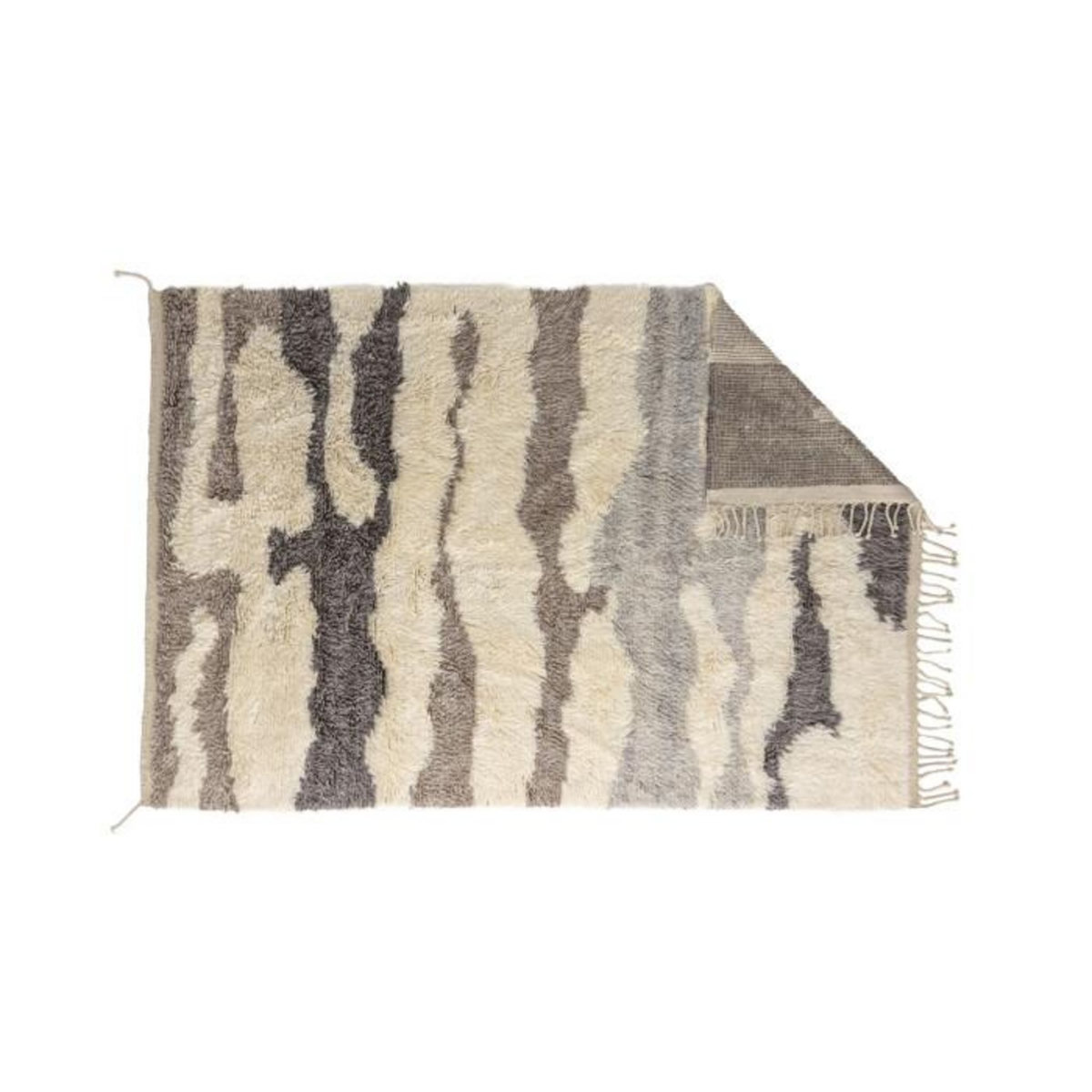 Paris Prix Tapis Déco en Laine  David  202x300cm Multicolore