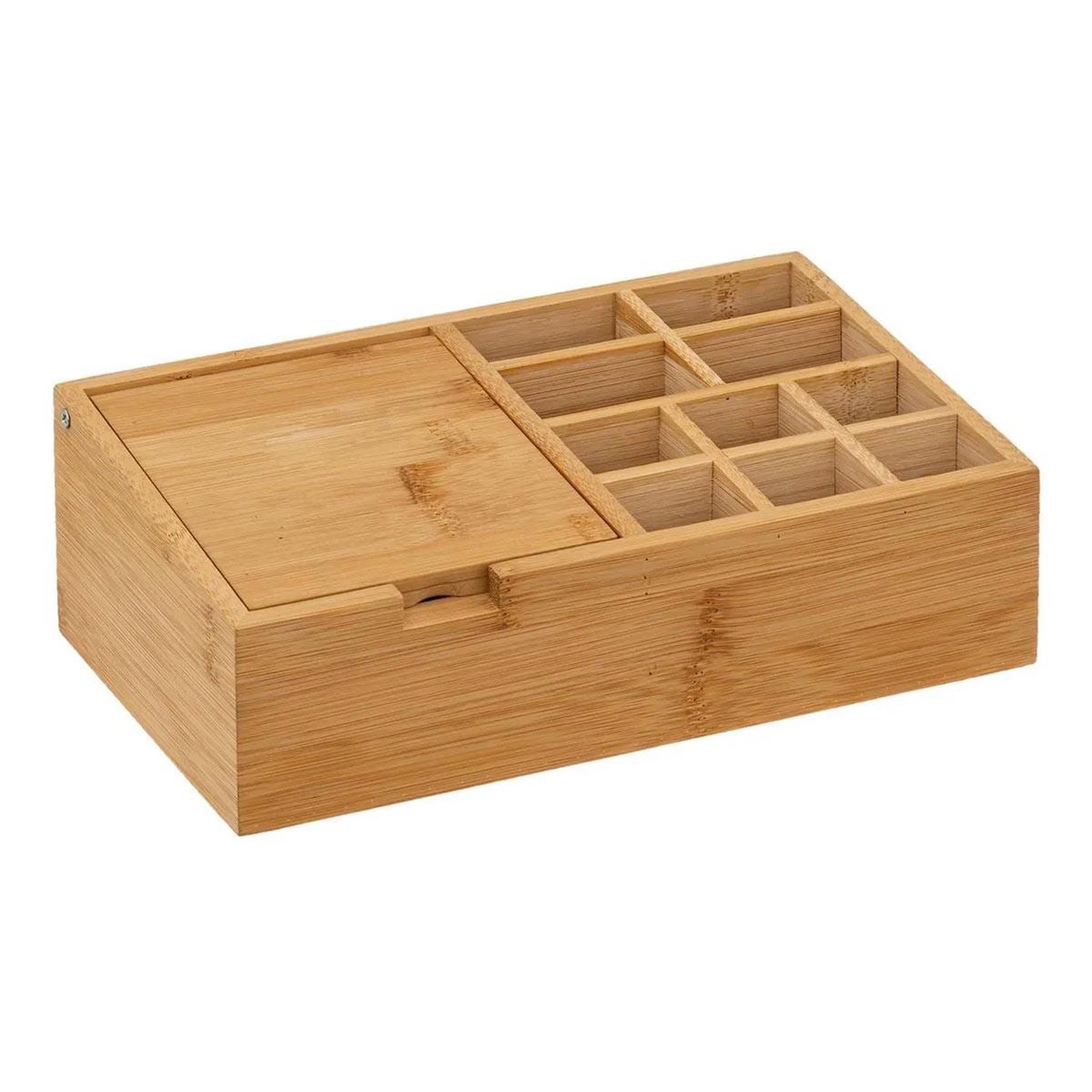 Voir la diapositive 2 : FIVE Organiseur 10 compartiments  miroir  24cm naturel