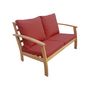 Voir la diapositive 4 : SWEEEK Salon de jardin en bois 4 places - Ushuaïa - Canapé, fauteuils et table basse en acacia, design