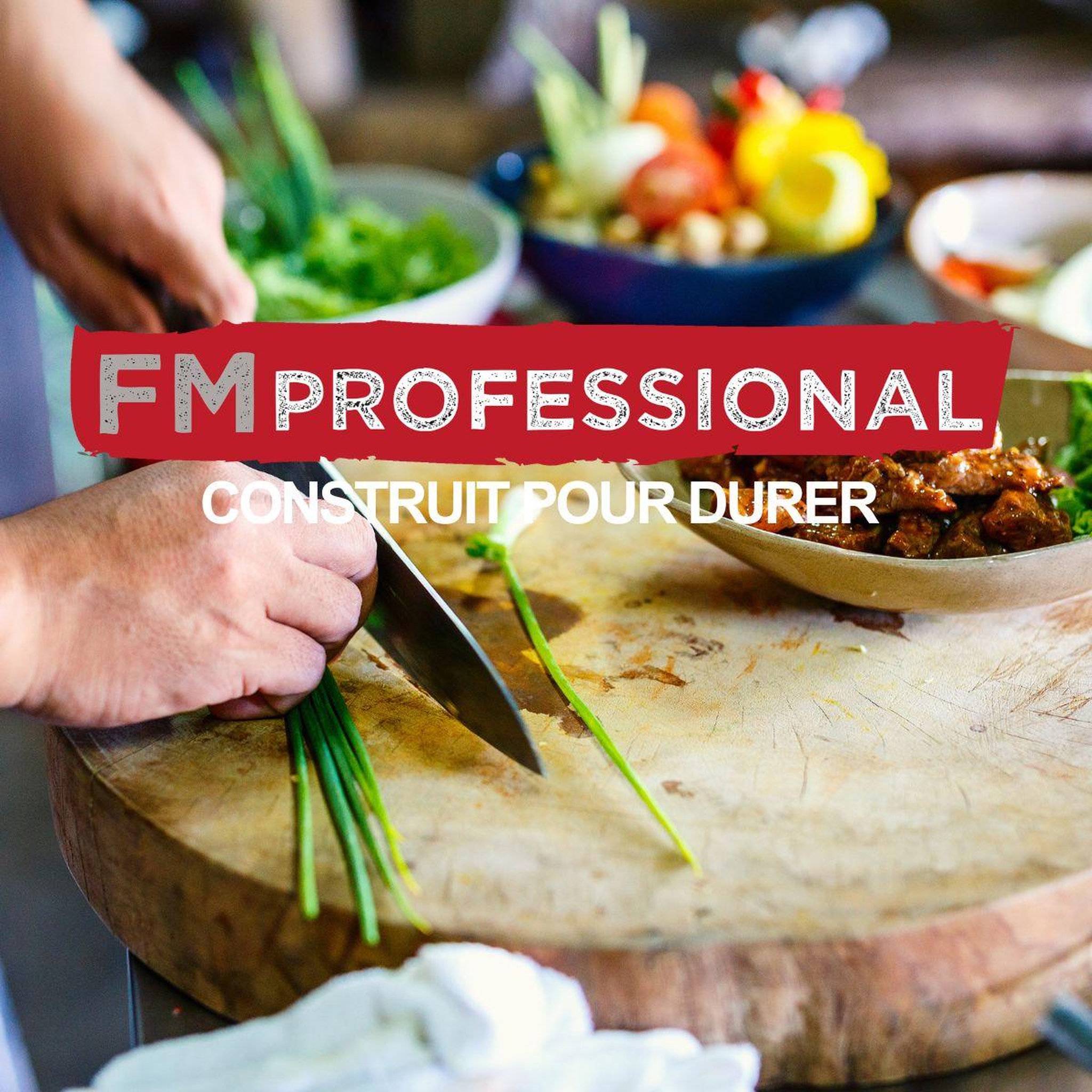 Voir la diapositive 6 : FM PROFESSIONAL Fouet de cuisine et pâtisserie en inox 30 cm fm professional