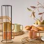Voir la diapositive 5 : SECRET DE GOURMET Lot de 4 Mugs sur Rack  Relax  34cl Multicolore