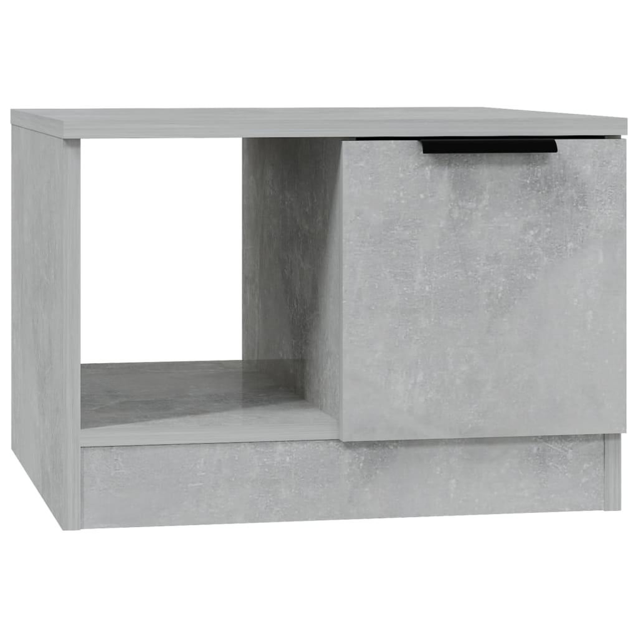Voir la diapositive 2 : VIDAXL Table basse gris beton 50x50x36 cm bois d'ingenierie