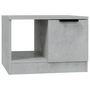 Voir la diapositive 2 : VIDAXL Table basse gris beton 50x50x36 cm bois d'ingenierie